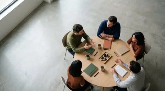 Virtuelle Zusammenarbeit in strukturierten Kleingruppen mit fokussierter Diskussion