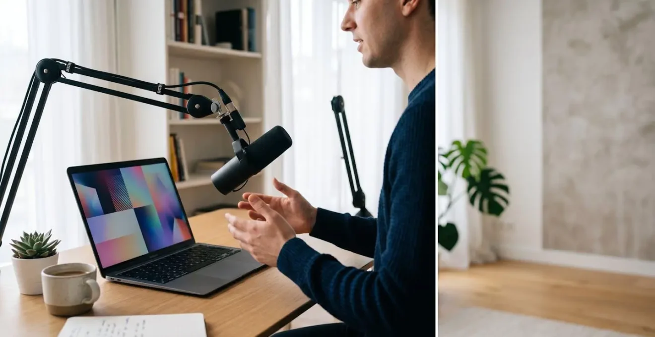 Professionelle Darstellung eines modernen Webinar-Setups mit Fokus auf Engagement-Metriken und Teilnehmer-Interaktion